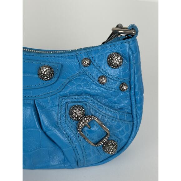 Balenciaga Le Cagole Mini Shoulder Bag in Blue C-1 - Picture 13 of 16